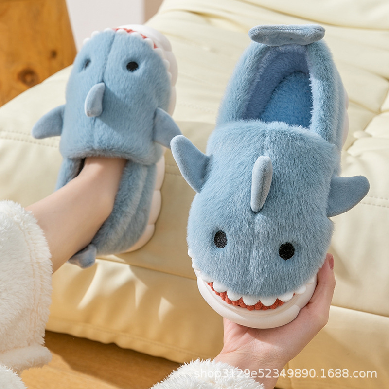 Shark bag and cotton shoes sky blue