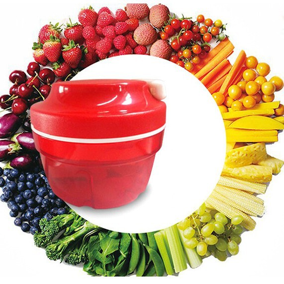 Manufacturer Supplies Hand-Pulled Rope Vegetable Cutter, Kitchen Multi-Functional Household Manual Vegetable Grinder, Meat and Vegetable Cooking Machine