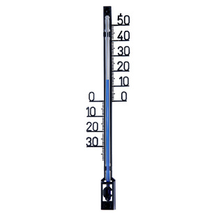 High precision easy to read scale indoor outdoor garden plastic glass tube thermometer