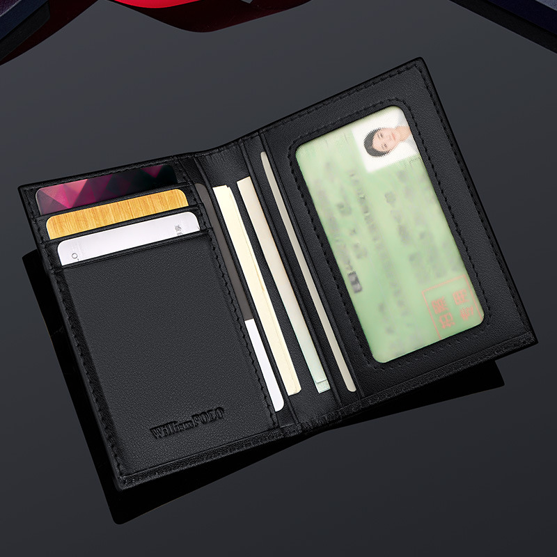 Ví card holder nam da thật Emperor Paul mỏng nhẹ đựng thẻ từ mini