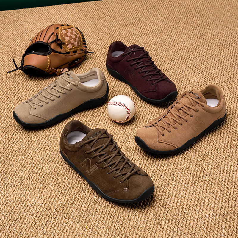 Giày sneaker nam nữ phong cách Đức Huấn luyện retro đế êm, phối màu cổ điển — 239 Đỏ Rượu