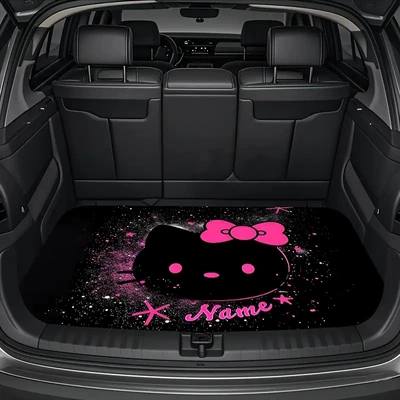 Hot-Selling Cartoon Crystal Velvet Dust-Proof Mat for: Avtomobil döşəmə paspasları - a-trunk-mat-6-75100cm-crystal-velvet-dot-bottom