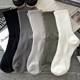 Zhuji Socks Men's and Women's Mid-length Socks Autumn and Winter Odor-proof Thickened High Waist Solid Color All-match Sports Sweat-absorbent Couple's Trendy Stockings