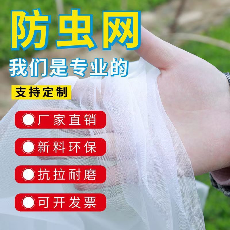 防虫网大棚养殖场防虫网果树种植种菜脐橙防虫网蔬菜专用纱网网罩
