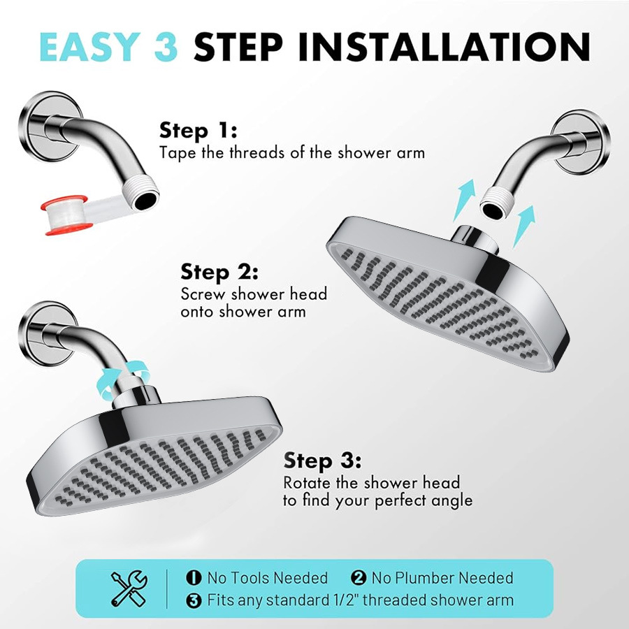 Pressurized shower head, household top spray, pressurized bathroom heater, shower head set, bathing shower head, shower head undefined