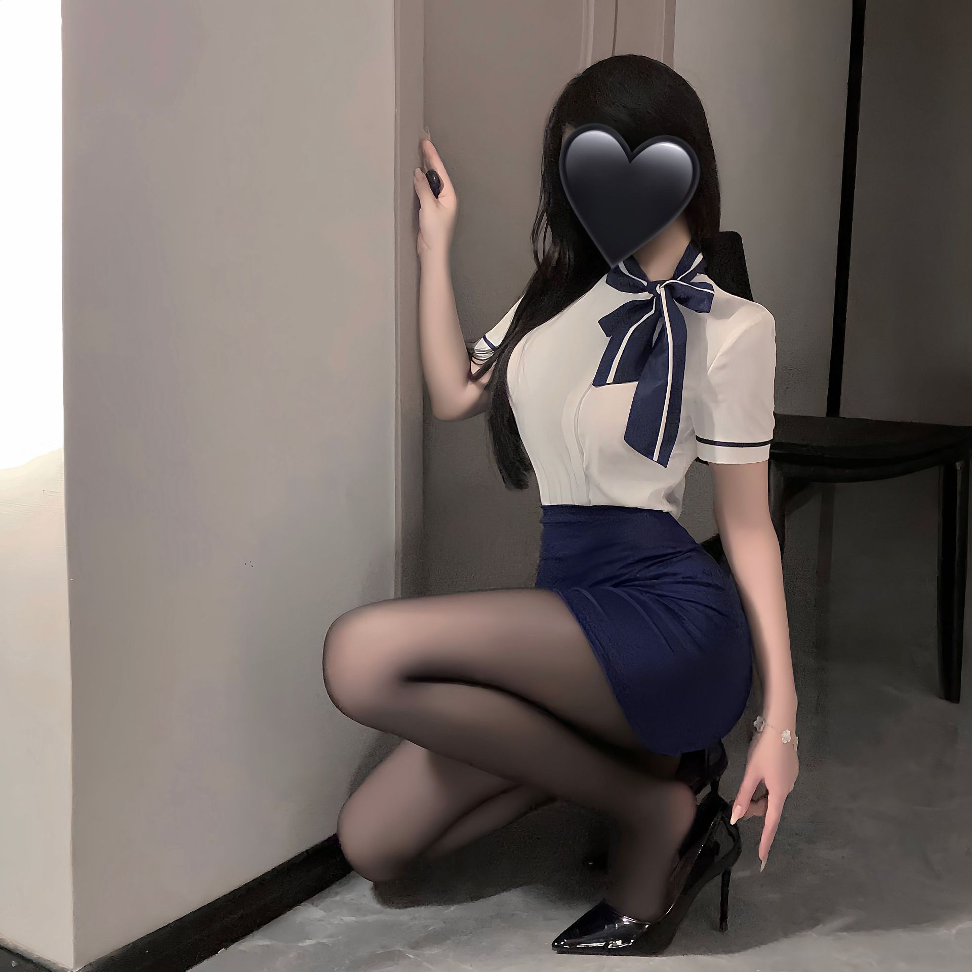 Flight Attendant Uniforms Professional Wear Women Private Stewardess Sexy Lingerie Uniform Cosplay Costume Dropshipping