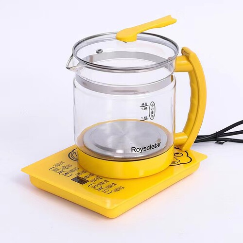 Health-cultivating pot multi-functional split tea brewing device dormitory household thick glass boiling pot herbal medicine cooking pot factory wholesale
