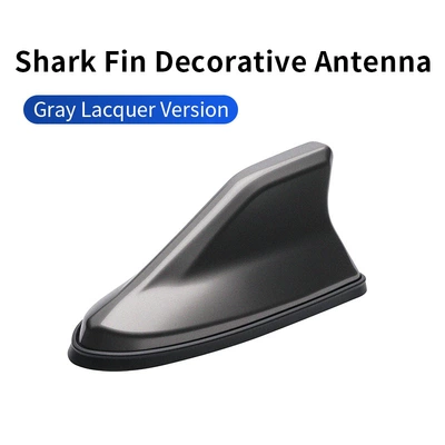 booster, front-mounted car antenna — vehicle antenna - gray-spray-paint-box