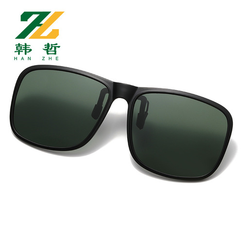 New clip-on polarized sunglasses, lightweight hanging mirrors, driver's sunglasses, night vision glasses, driving, fishing, myopia clip-on