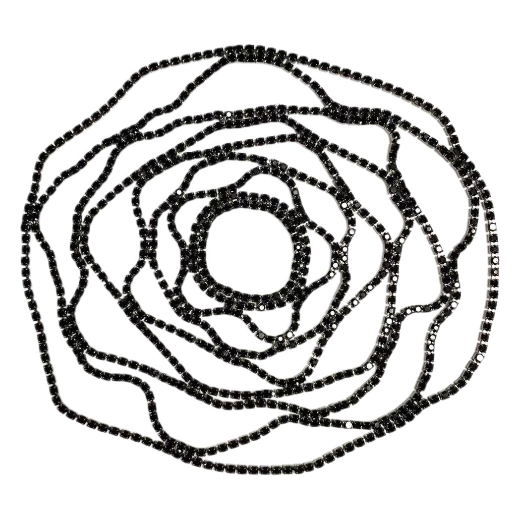 Nueva moda europea y americana malla tocado pelo accesorios nupcial boda cristal frente cadena joyería exquisita cabeza accesorios al por mayor