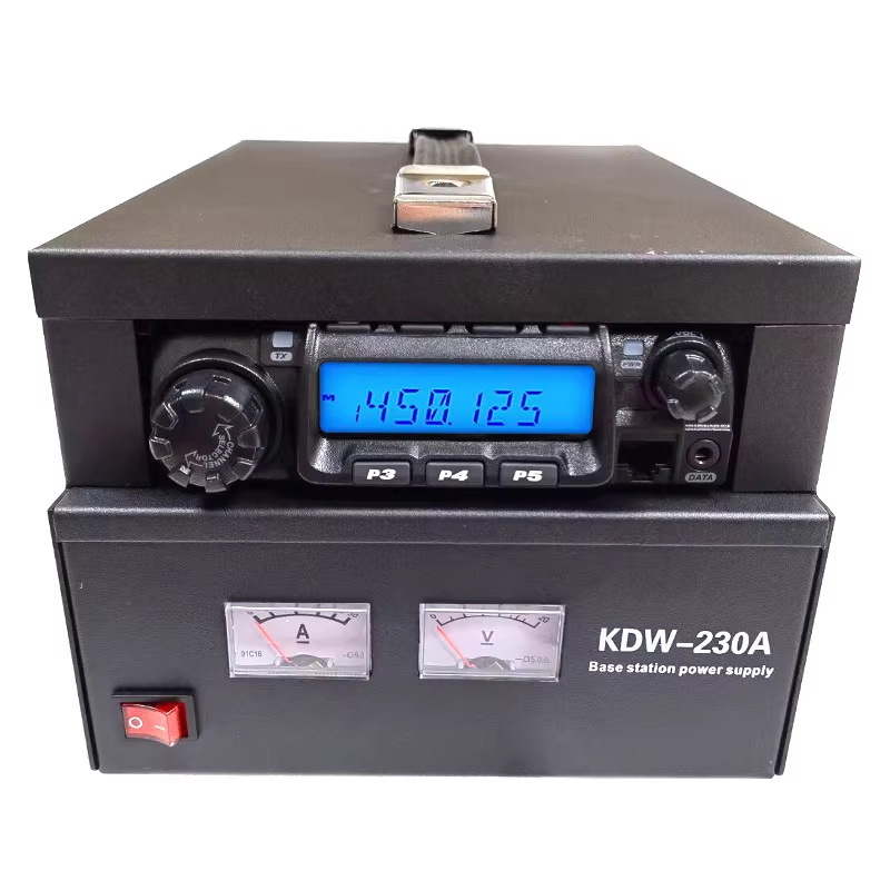 KDW-230A车载台30A移动基地台机箱220V转13.8V基站电台