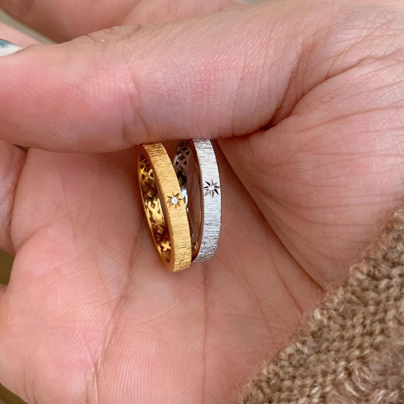 S925纯银悬浮钻水星记戒指女中古风复古轻奢高级感小红书爆款指环|undefined
