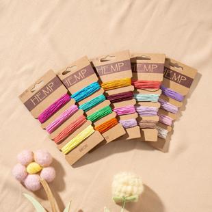 ��ɫ���K 1mm�h���Ϟ���K DIY����������K 1��4ɫ20yd