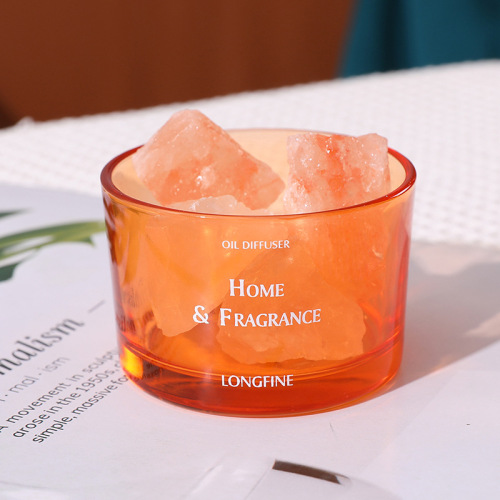 Fireless aromatherapy diffusion stone crystal stone with luminous base light fragrance household essential oil fragrance ornaments crystal stone aromatherapy