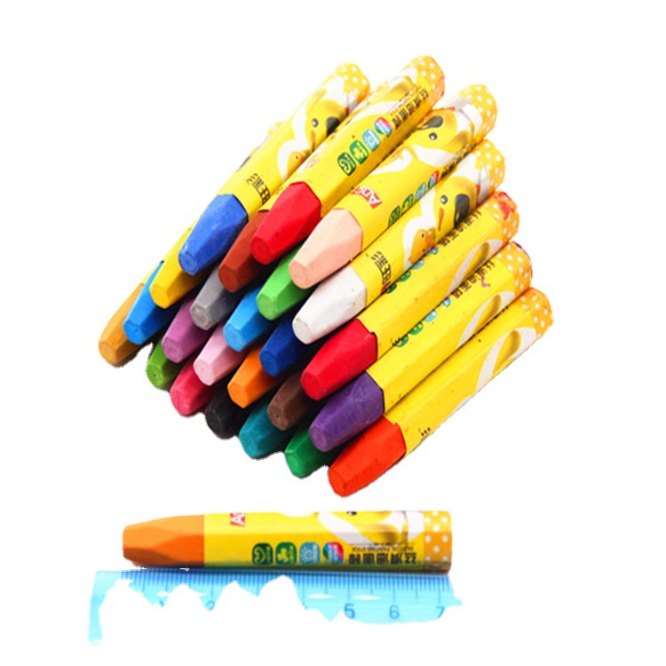 Gises Pastel al Óleo Infantil 12/18/24/36 Colores de Plástico Limpio para Manos Borrable para Jardín de Infantes image 6