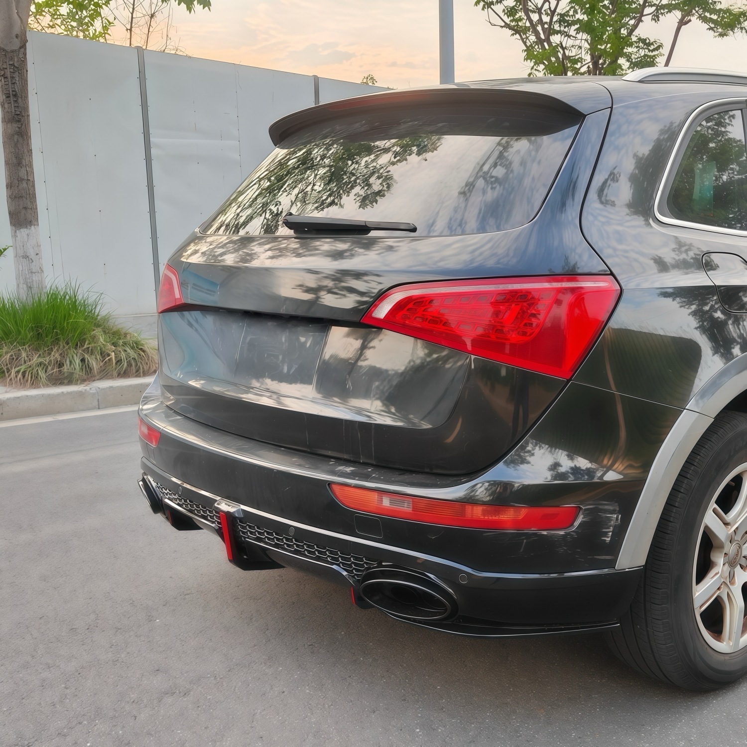 13-17 models, suitable for Audi Q5 front bumper modification, RSQ5 front bumper, front face, and large front grille