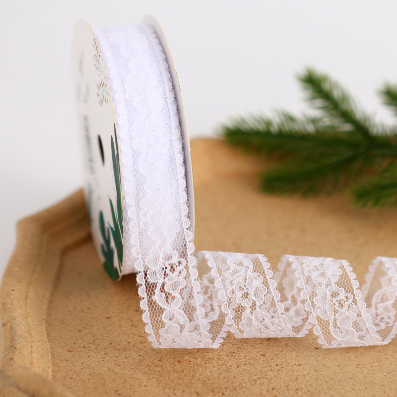 Envases de flores de color sólido de 3cm Cinta de encaje Floristería al por mayor Floristería Envases de flores Material de cinta de embalaje de ramo de bricolaje