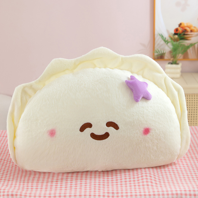 2025 かわいい新しい餃子枕人形睡眠抱擁女性クッション昼寝枕ギフトぬいぐるみクロスボーダー|undefined