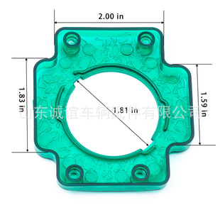 Green lens replacement toy part, only applicable to Lightning Morpher