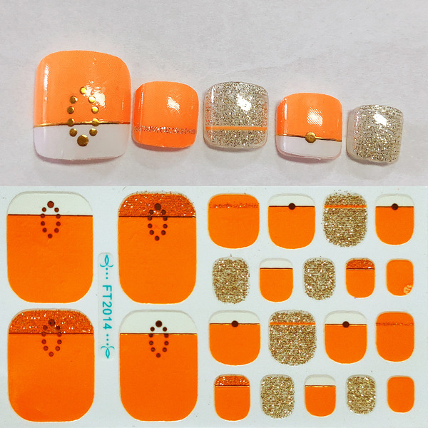 summer fake nails