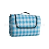 Ultrasonic Blue and White Checkered Briefcase
