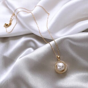 Outlet Brand Discount Store Clearance Sale Luxury Spiral Pearl Necklace Xl002 Outlets Women