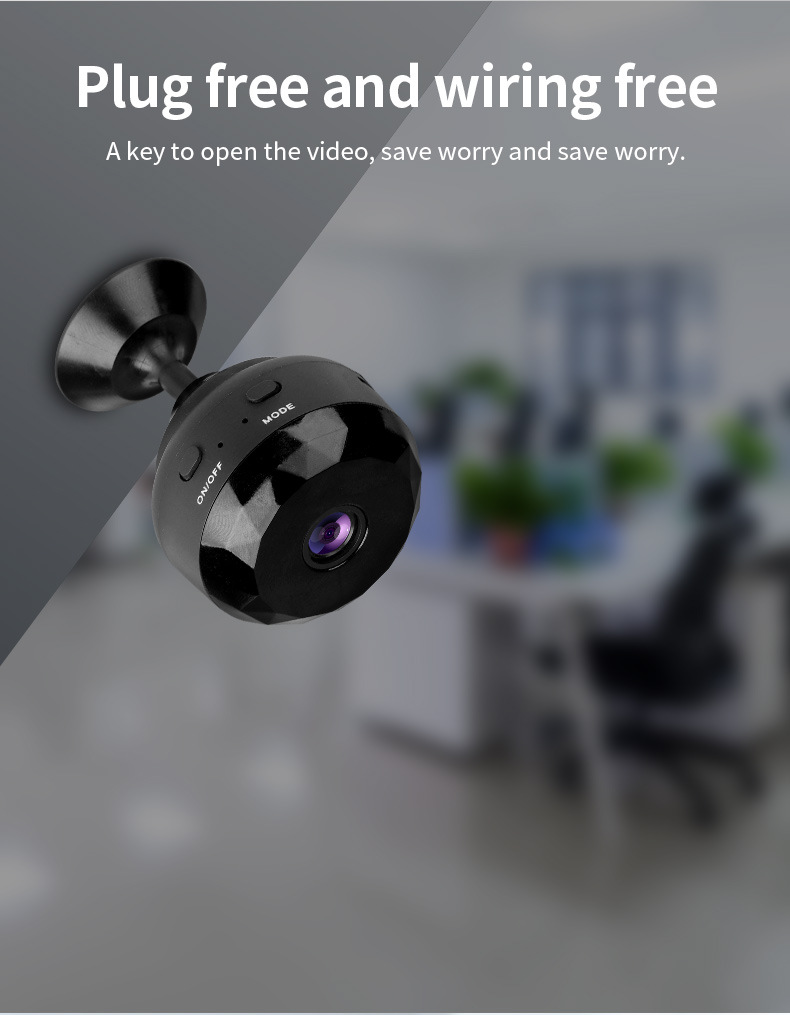 W10 Wireless Security Camera HD Network Wireless Surveillance Mobile Remote Monitoring Home Camera_voghion.com