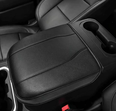 Suitable for 19-26 Chevrolet Silverado Sürətlər qutusu və əl tormozu başlıqları - black-leather-black-thread-standard-version