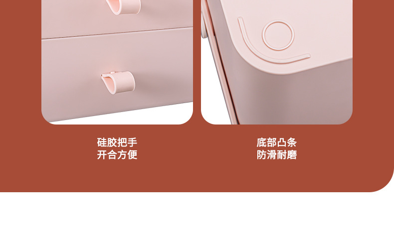 护肤品桌面置物箱