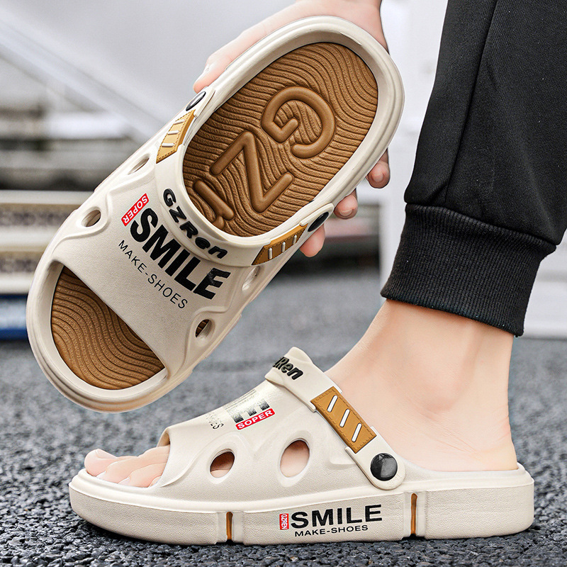 Nueva pareja de verano EVA pisar mierda sensación deportiva casual de moda sandallas de playa antideslizantes para hombres y mujeres