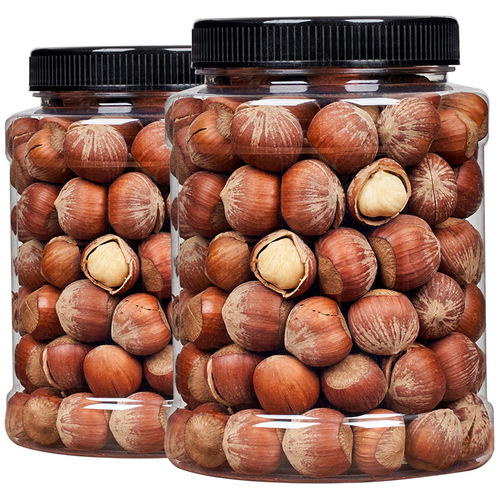 2024 New Northeast Original Open Hazelnut Kernel Large Particles 500g Canned Nuts Roasted Seeds Snacks Wholesale