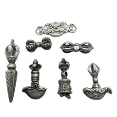 天鉄保色金刚杵金刚铃部品diyチベット式仏珠手串ネックレス背雲アクセサリー卸売り