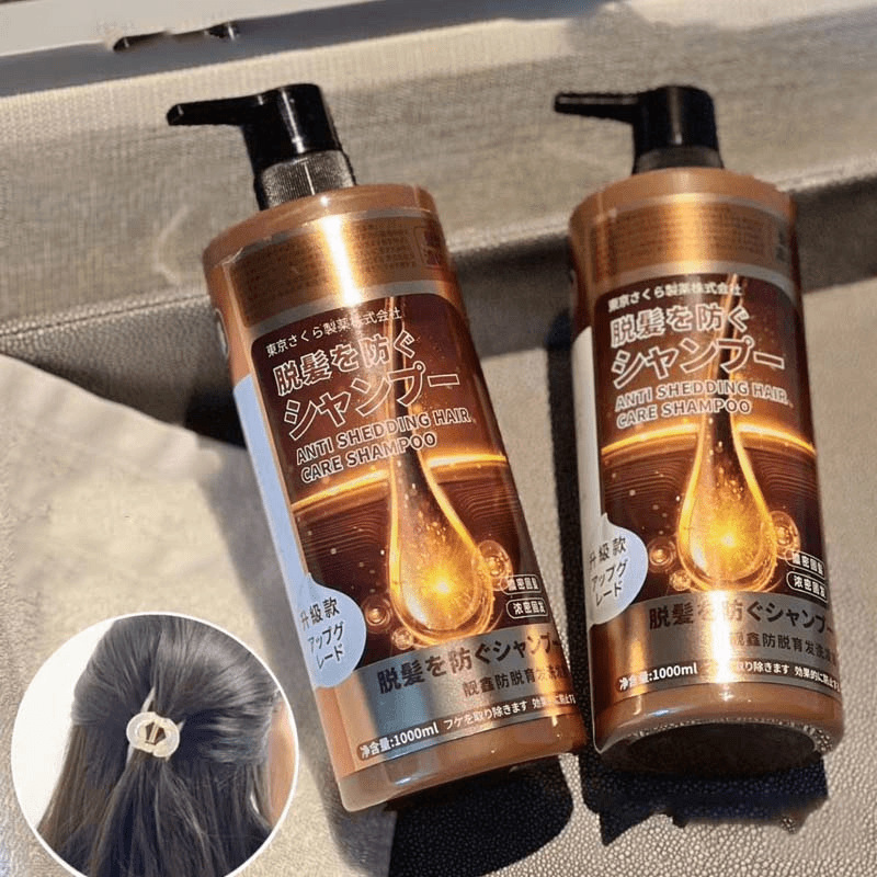 Zəncəfil yağlı saç şampunu, 1000 ml, hamar və həcmli