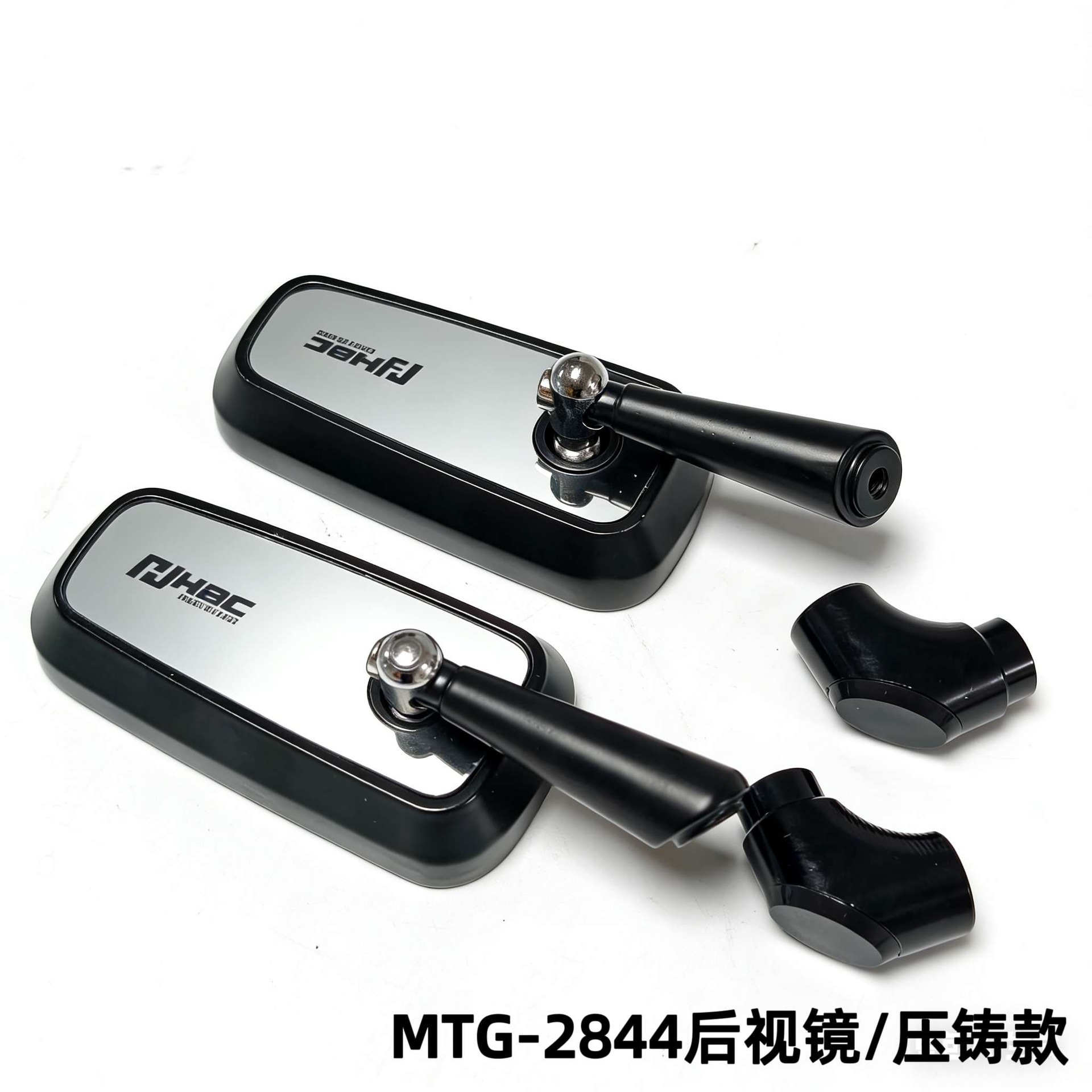 Popular in Southeast Asia, universal motorcycle H2C aluminum alloy rearview mirror, modified anti-glare mirror