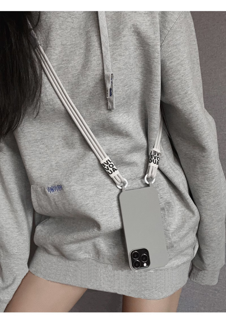 Coque De Protection Avec Bandoulière Pour Iphone 17 Pro Max Luxe_voghion.com