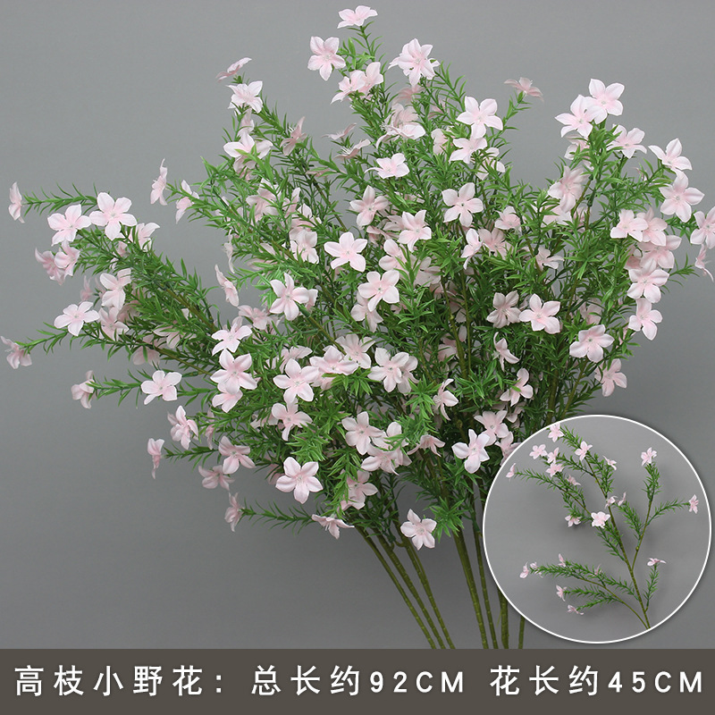 10 flores rosadas bodas flores de seda decoración floral flores falsas hortenida Wenxin Road Artes florales otros