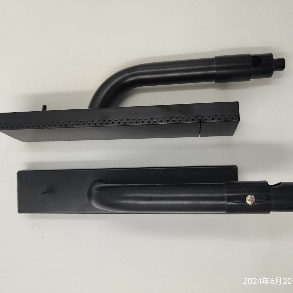 Quemador plano negro para electroforesis A3, accesorio de gas para parrilla de camping al aire libre, adecuado para distribuidor de llama de estufa para gofres de huevo.