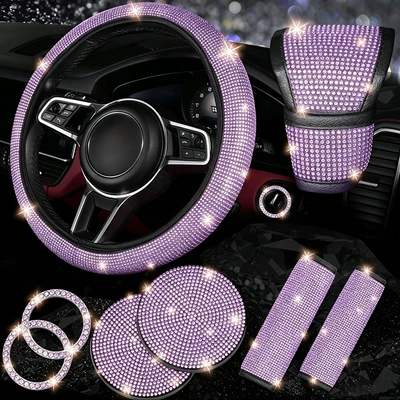 Wheel Cover, Ignition Ring, Seat | Steering wheel cover - light-violet-38cm