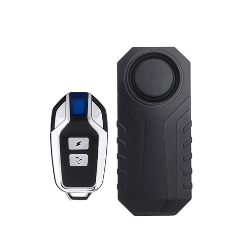Motorcycle High-Volume Alarm, Mountain Electric Bike Vibration Highly Sensitive Anti-Theft Device, Wireless Remote Anti-Theft Device