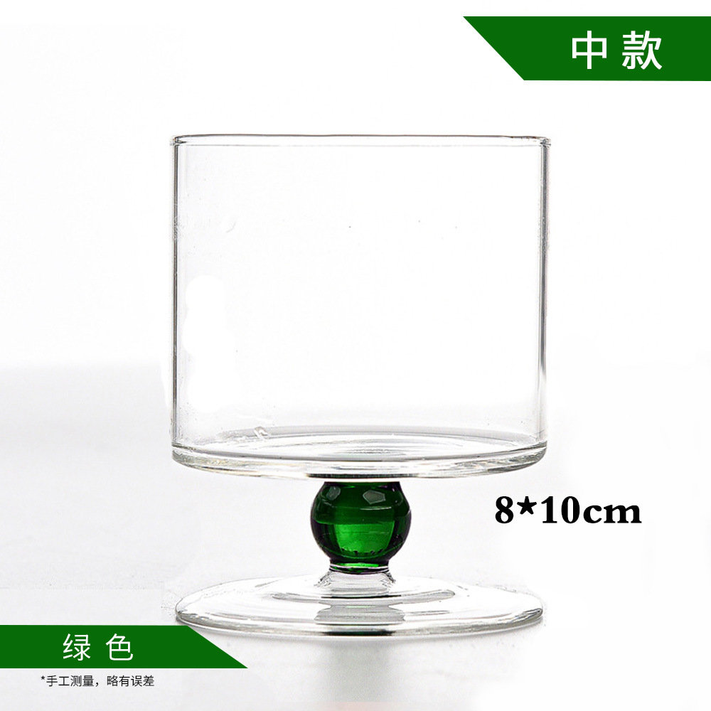 BZ2116 taza de perlas de color francesa - modelo de perlas verdes