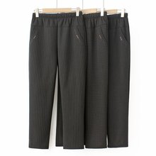 妈妈裤子冬季宽松高腰长裤加绒厚中老年人女裤外穿老太太春秋奶奶