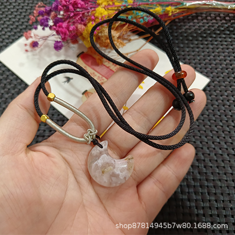 No. 6 로프 (25*22mm 정도) 랜덤 벚꽃 마노 달 색