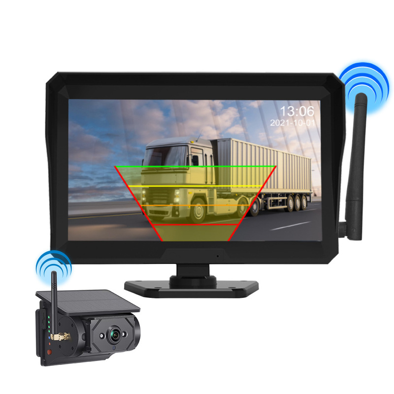 7inch 車ワイヤレス磁気ソーラー HD カメラ乗用車とトラックのドライブレコーダー反転画像卸売|undefined
