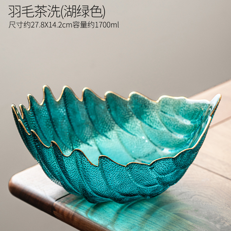 추적 골드 에메랄드 피닉스 테일 플레이트