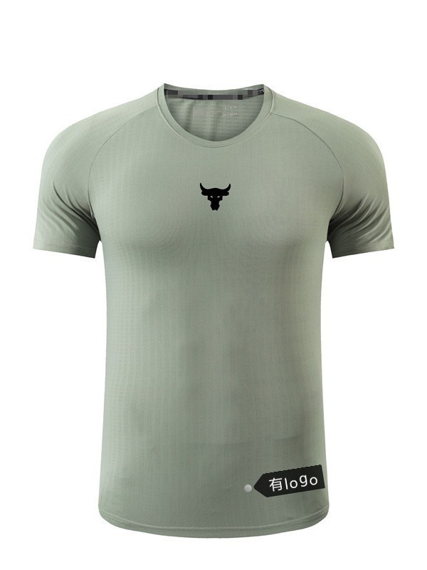ブランド卸売 Tシャツメンズアイスシルク速乾性スポーツ速乾性メッシュ半袖ルーズ弾性ラウンドネックフィットネスカジュアルウェア|undefined