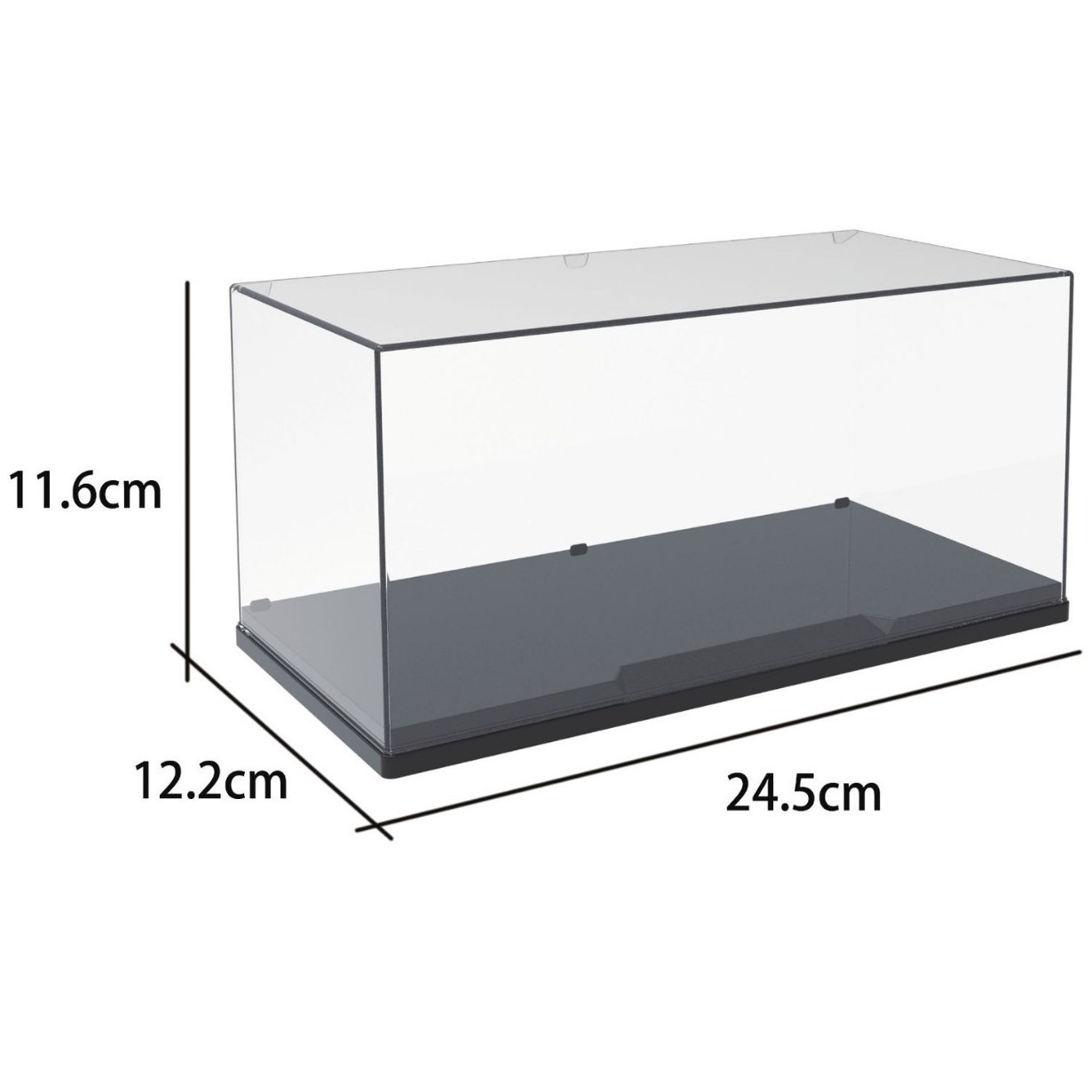 1:24 자동차 모델 커버 [검은색 바닥] 1007