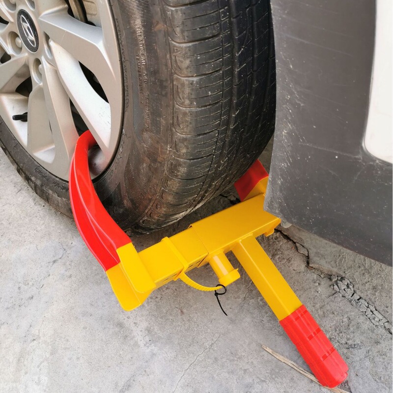 Factory Direct car tire lock motorcycle clip lock tricycle horn lock battery car vise lock