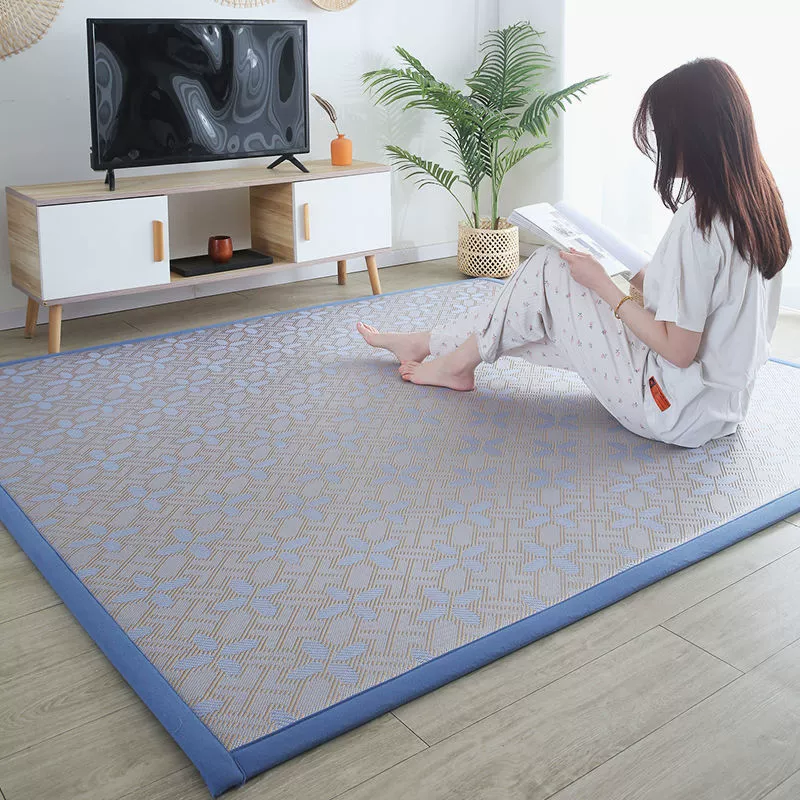 Летний коврик из ротанга, ковер, прикроватный журнальный столик, балкон, эркер, напольный коврик, домашний татами, коврик для ползания, матрас для общежития