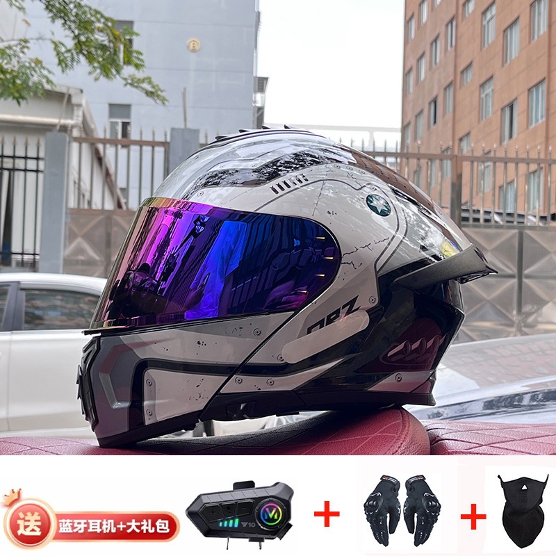 컬러 도금 + Y10 외부 블루투스를 갖춘 은색 갑옷