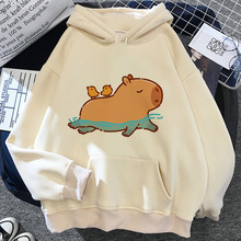 Capybara hoodies women vintage harajuku sweat y2k 90s clothe